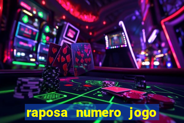 raposa numero jogo do bicho